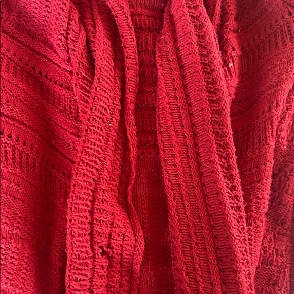 Style & Co. Women's Red Cardigan Sweater - Picture 9 of 16